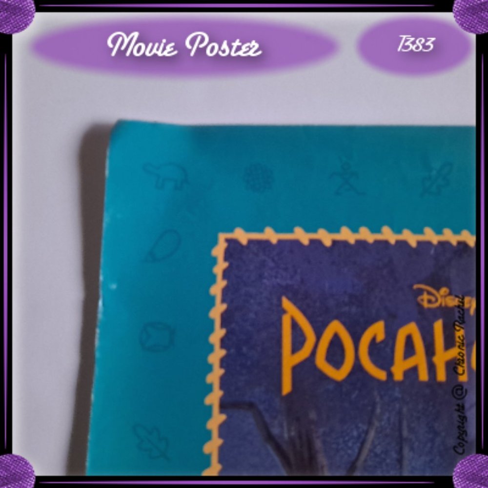 Pocahontas Vintage 1990's Movie Poster - Rolled Up - Picture 6 of 12